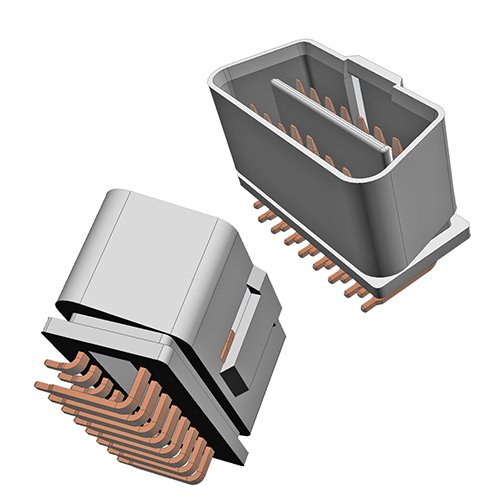 08140b2fbc38c123b5d68c74974b9705ef9aa94e OBD汽车连接器 公头 正向 12V - 图片 1