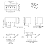 3.96mm间距 180° 针座