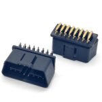 OBD汽车连接器 公头 反向 24V 弯曲长度13.35