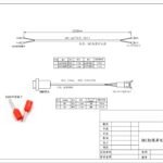 HMI 触摸屏电源线及通讯线